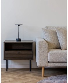 Măsuță auxiliară cu aspect de lemn de stejar Kyoto – House Nordic