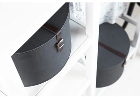 Set 2 cutii Bigso Box of Sweden Rut, negru