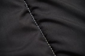 Patura usoara pentru toate anotimpurile 140x200 cm din fibra goala, neagra