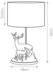 Lampă de masă Elstead DL-AMELIA-TL AMELIA 1xE27/40W/230V bronz