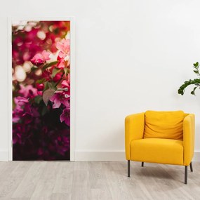 Fototapet pentru ușă - Arbust înflorit (95x205cm)