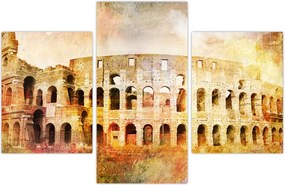 Tablou - Pictură digitală, Colosseum, Roma, Italia (90x60 cm)