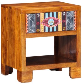 vidaXL Dulap lateral, 40x35x45 cm, lemn masiv de acacia