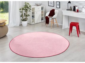 Covor roz deschis rotund ø 133 cm Fancy – Hanse Home
