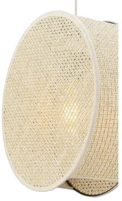 Pendul cu cablu BIG DRUM 1xE27/60W/230V, crem