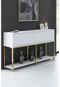 Măsuță consolă Vibubi 1 (alb + auriu) . 1093380