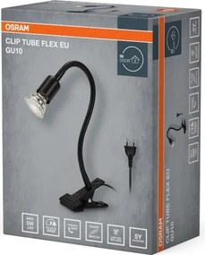 Osram - Lampă cu clemă CLIP TUBE FLEX 1xGU10/5W/230V neagră