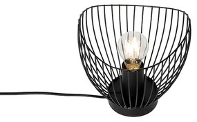 Lampă de masă modernă neagră 20 cm - Pua