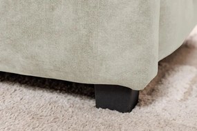 Pat PARIS 160x200cm catifea bej sampanie cu spatiu de depozitare