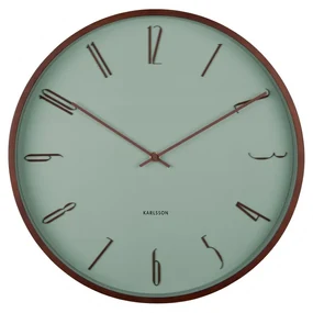 Karlsson 6014GR ceas de perete design verde,diametru  40 cm