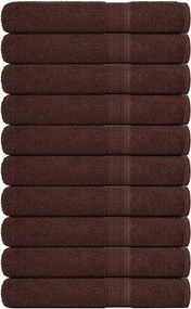 vidaXL Prosoape de saună, FROGN, maro, 80x200 cm, 360 g/m², 10 buc.