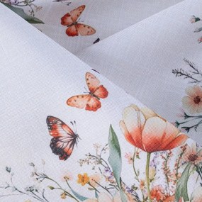 decoDoma Traversă de masă cu imprimeu PĂȘUNE PROASPĂTĂ 40 x 110 cm