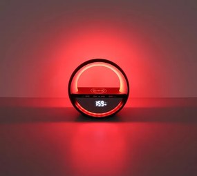 Globo 39907S - Lampă de birou reîncărcabilă LED RGBW Dot cu difuzor SOUNDRA LED/3,5W/5V 1800 mAh
