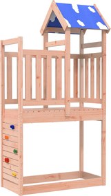 vidaXL Turn de joacă Maro 110.5 x 52.5 x 215 cm Lemn Douglas solid