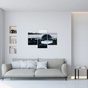 Tablou - Bile de sticlă pe piatră (90x60 cm)