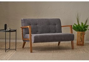 Canapea 2 locuri TUMI, gri