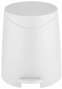 Coș de gunoi alb cu pedală din plastic 3 l Portes – Allstar