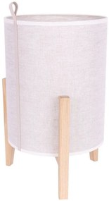 Spot-Light 72719174 - Lampă de masă CASIOPEA, 1xE27/40W/230V, finisaj stejar