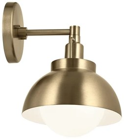 Lampă de perete Kichler KL-NIVA-1W-1P-CPZ NIVA 1xE27/40W/230V alamă