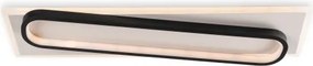 Brilagi - Plafonieră LED dimabilă OUTLINE LED/52W/230V 15x60 cm alb/negru + telecomandă