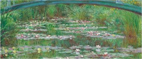 Tablou - Claude Monet, The Japanese Footbridge, reproducere (120x50 cm)
