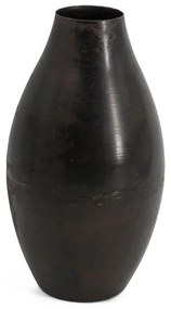 Vaza metal negru-maro KOLONY 25 cm