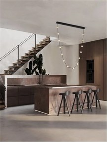 Lustra LED suspendata, deosebita design lux ALCINOE