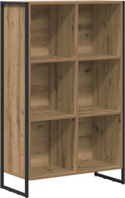 vidaXL Dulap pentru cărți Stejar artizanal 99.5 x 30 x 108.5 cm