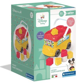 Disney Mickey Yellow Autobuz de sortare a formelor Clementoni