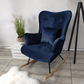 Fotoliu balansoar în stil scandinav Aria (Magic Velvet 2216). 1059396