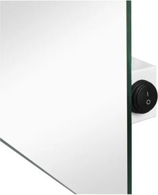 Oglindă de perete cu led 50x70 cm Luna – Mirrors and More