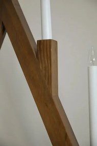 Markslöjd 706471 - Sfesnic de Crăciun BJURFORS 5xE10/3W/230V pin/maro
