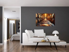 Tablou - Pivniță de vinuri (90x60 cm)