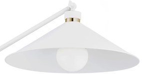 Lampadar de podea reglabil stil industial NASHVILLE alb