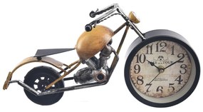 InDecor Ceas de masă din metal Motocicletă, 20 x17 x 14 cm