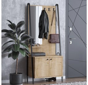Mobilier Hol Tenele (stejar + negru) . 1093929