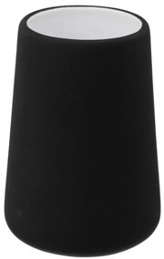 Pahar baie Tumbler Khol, negru, ceramica, 8.3 x H 11.8 cm