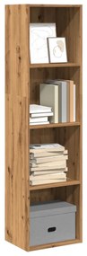 857884 vidaXL Bibliotecă, stejar artizanal, 40x30x152 cm, lemn prelucrat