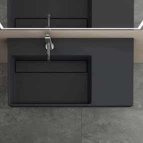 Lavoar Archi gri mat L75 cm