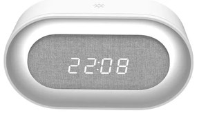 Lampă de noapte LED reglabilă cu ceas KAJA LED/1,3W/5V 3000K