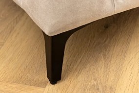 Fotoliu design Chesterfield, Catifea Bej Sampanie MODERN BAROCK