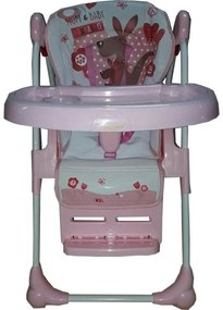 Scaun de masa pentru copii si bebe Baby Care™ reglabil in 3 trepte,pliabil, centura de siguranta, sezut comfortabil, masuta detasabila, functie