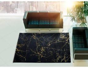 Covor Universal Gold Marble, 140 x 200 cm, negru