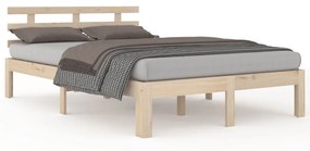814749 vidaXL Cadru de pat, 120x200 cm, lemn masiv de pin