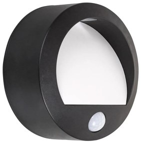 Rabalux 7969 - LED Aplică perete exterior cu senzor AMARILLO LED/1,5W/3xAA IP44 negru