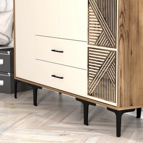 Dulap de haine Kiara STP (Nuc + Crem). 1088416