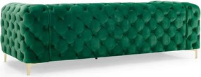 Canapea design Chesterfield, Catifea, Verde Smarald, MODERN BAROCK