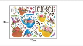 Sticker perete Tea Pots