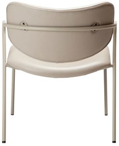 Fotoliu bej din imitație de piele Zed – DAN-FORM Denmark