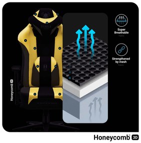 Scaun pentru copii Diablo X-Player 2.0: Dark Sunflower / galben, Kids Size